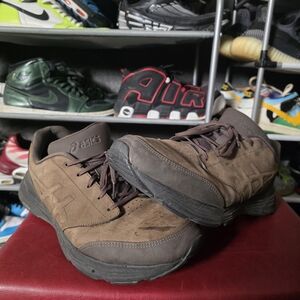 🔥 ASICS Leather! Men's Gel Odyssey Brown Sneakers Size 12